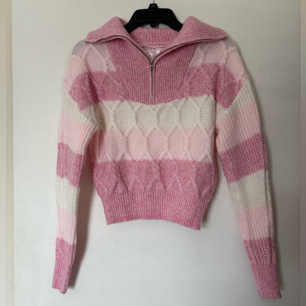 No Boundaries Soft Pink Knit Sweater